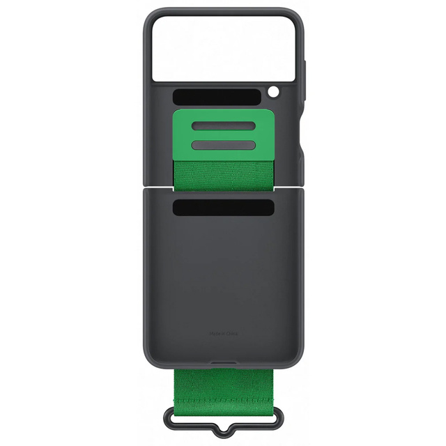 Оригінальний чохол Samsung Silicone Cover Strap для Samsung Galaxy Z Flip 4 Black