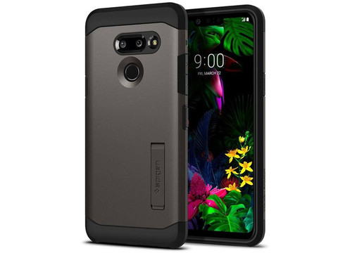 Etui Spigen Tough Armor LG G8 ThinQ Gunmetal