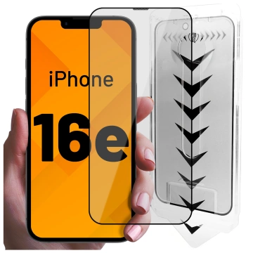 Gehärtetes Glas für Apple iPhone 16 Displayschutzfolie 9H Alogy Heavy Pro™️