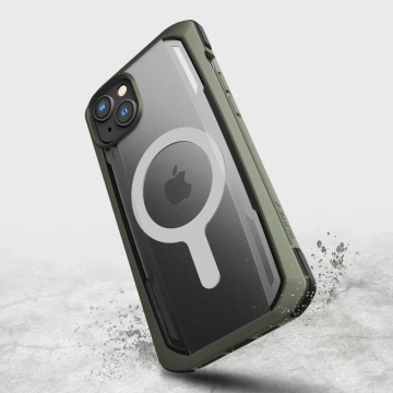 Raptic Secure Case for iPhone 14 Plus with MagSafe green armored cover