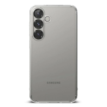 Matný kryt na Samsung Galaxy S25 s průhledným kroužkem Fusion