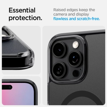 Puzdro Spigen Ultra Hybrid "T" Mag MagSafe iPhone 16 Pro Frost Black