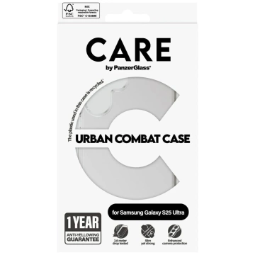 Чохол для Samsung Galaxy S25 Ultra CARE від PanzerGlass Flagship Clear