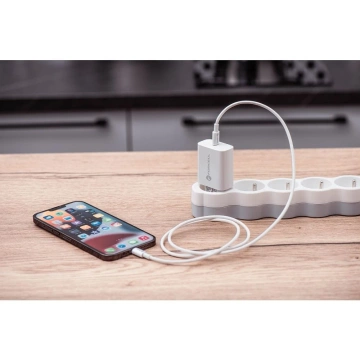 Зарядний пристрій Forcell 20W USB-C PD QC 4.0 Lightning-кабель для iPhone 12 13 14