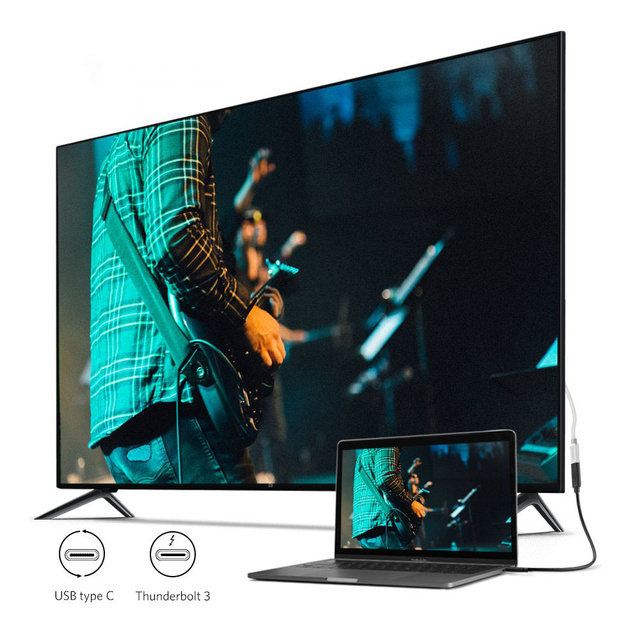 Кабель-подовжувач USB-C 3.1 UGREEN, 4K, 60W, 0.5m (чорний)