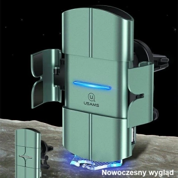USAMS US-CD133 10W Automatický indukčný držiak telefónu do auta pre ventil. Starod CD133ZJ01 čierno/čierna