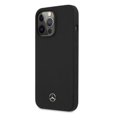 Чохол Mercedes MEHMP13LSILBK для iPhone 13 Pro / 13 6.1" black/black hardcase Silicone Magsafe