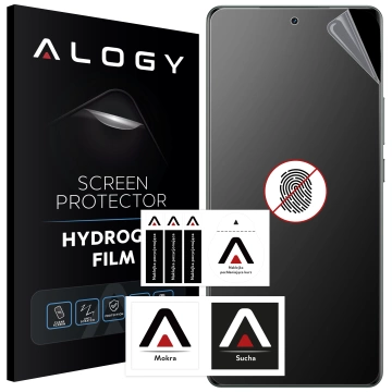 Folia "MATOWA" do Realme GT 6 / GT 6T Hydrożelowa Alogy HydroSkin Matte Pro™ na ekran do etui "BEZ ODCISKU PALCÓW"