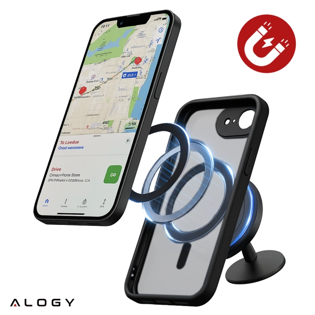 Pouzdro pro Apple iPhone 16 Pro Max Alogy Anti-Shock Hybrid Case pro MagSafe Transparent