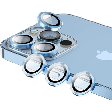 Alogy Metal Lens Protective Caps for Apple iPhone 13 Pro/ 13 Pro Max Blue