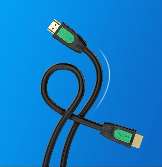 Kábel 2m UGREEN HDMI 2.0 19pin 4K 60Hz 30AWG čierny (10129)