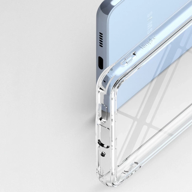 Ringke Fusion TPU-Hülle mit Rahmen für Samsung Galaxy A73 transparent