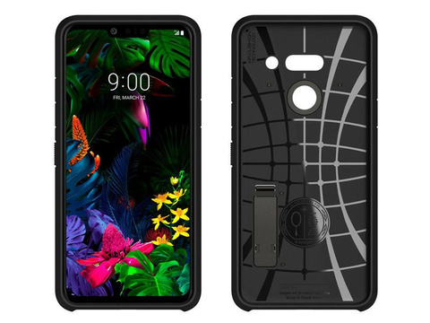 Etui Spigen Slim Armor für LG G8 ThinQ Graphitgrau