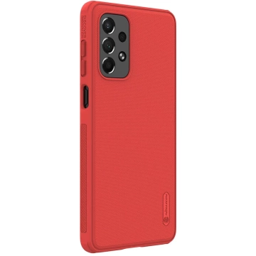 Міцний чохол Nillkin Super Frosted Shield Pro для Samsung Galaxy A73 червоний