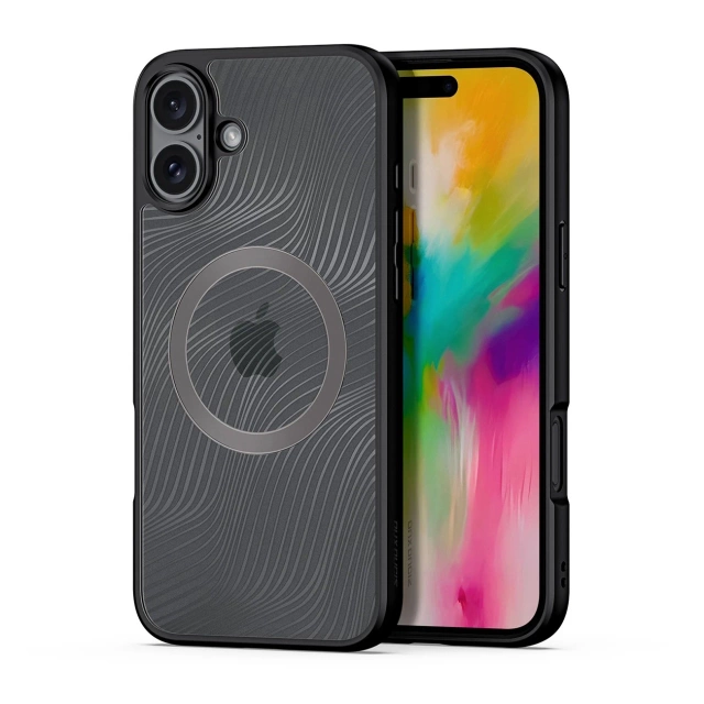 iPhone 16 Plus Dux Ducis Aimo Mag Case mit MagSafe - Schwarz