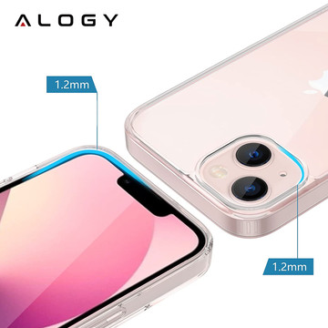 Etui ochronne obudowa Alogy Hybrid Case Super Clear do Apple iPhone 13 Przezroczyste + Szkło