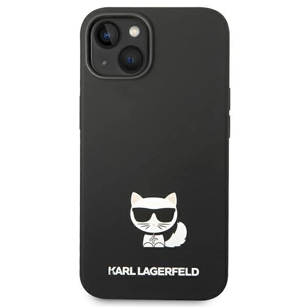 Etui Karl Lagerfeld KLHCP14MSLCTBK pro iPhone 14 Plus 6,7" pevný obal silikonové tělo Choupette