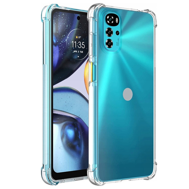 ShockProof Alogy Armored Case pre Motorola Moto G22 Transparent