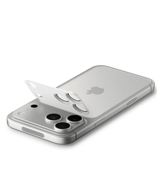 Osłona Aparatu do iPhone 17 Pro Max Spigen Optik Pro XL EZ Fit Silver