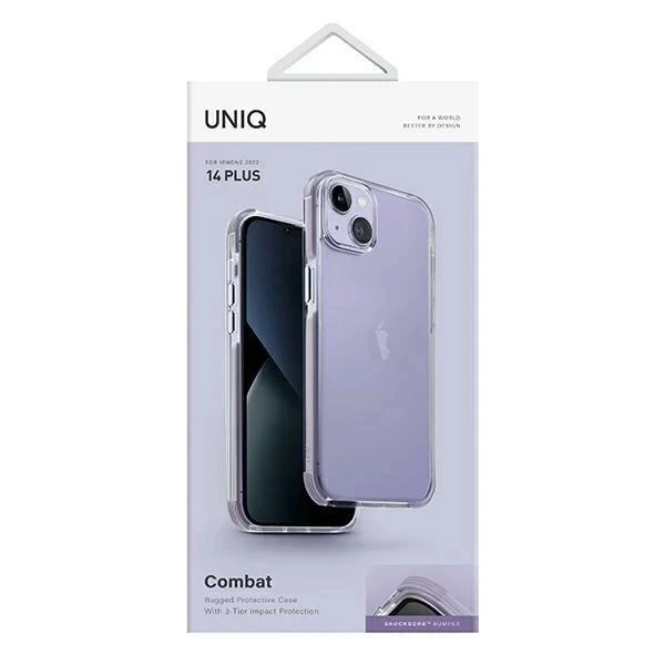 UNIQ Combat Case for iPhone 14 Plus 6.7" liliowy/lilac lavender
