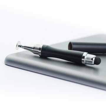 Alogy dotykové kapacitné dotykové pero 2 v 1 pre obrazovku tabletového telefónu Čierna