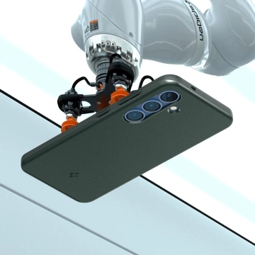 Чохол Spigen Thin Fit MagSafe для Samsung Galaxy S25, зелений, безодня