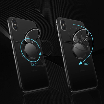 Magnetický prsten na telefon černý