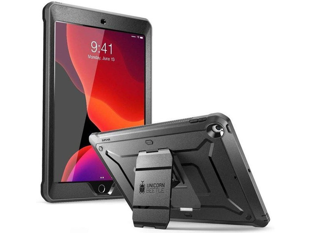 Supcase Unicorn Beetle Pro Armor Case for iPad 10.2 2019/2020/2021 Black