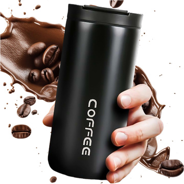 Thermos thermal mug bottle water bottle 400ml for coffee tea yerba mate Alogy Steel Black Washing brush