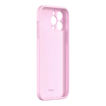 Baseus Tekuté gélové puzdro Silikónový kryt pre iPhone 13 Pro ružový (ARYT001004)