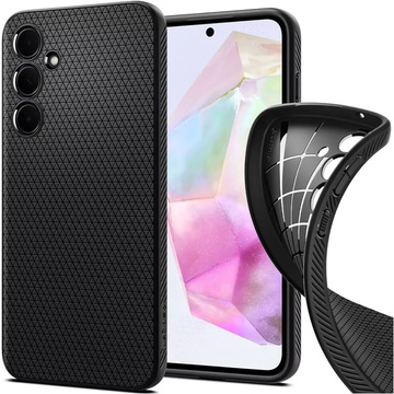 Чохол для Samsung Galaxy A35 5G Spigen Liquid Air Case matte black back cover Matte Black Glass
