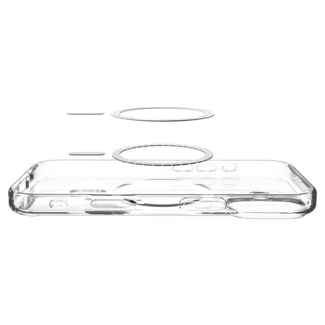Etui do iPhone 17 Spigen Ultra Hybrid Mag MagSafe Clear/White