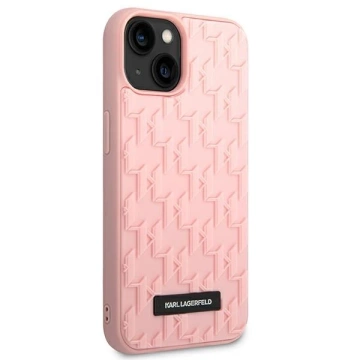 Etui Karl Lagerfeld KLHCP14MRUPKLPP pre iPhone 14 Plus 6,7" pevný 3D monogram