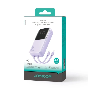Powerbanka Joyroom JR-PBC06 30W 10000mAh USB-C Lightning fialová