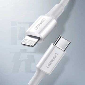 UGREEN cable MFi USB Type C - Lightning 3A 1.5 m white (US171)