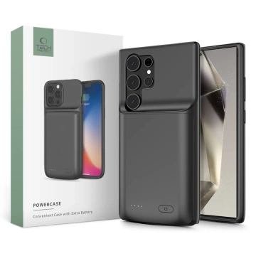 Etui Powercase 5000mAh pre Samsung Galaxy S24 Ultra Black