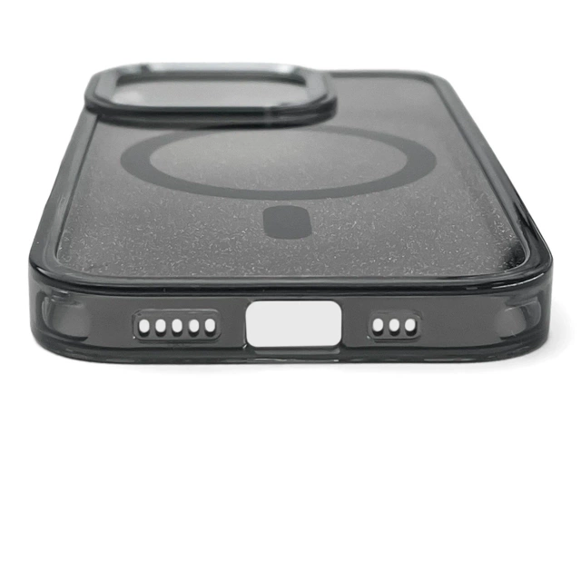 Etui do Samsung Galaxy S25 Wozinsky Glitter MagSafe Czarne Brokatowe