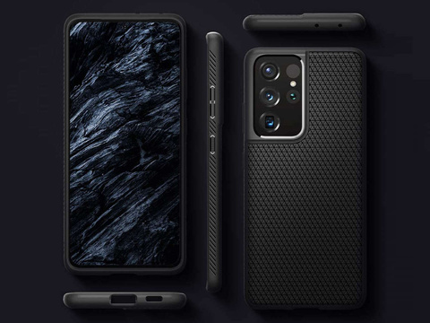 Etui Spigen Liquid Air для Samsung Galaxy S21 Ultra Matte Black