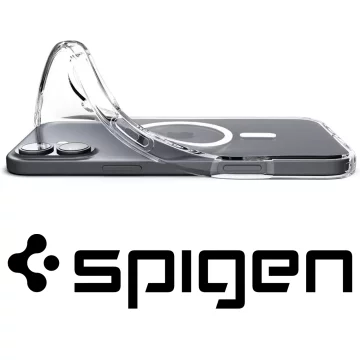 Pouzdro pro iPhone 16 Spigen Liquid Crystal Mag Magsafe ochranné pouzdro na telefon Čiré