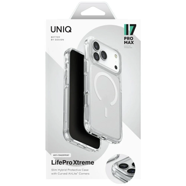 Etui Ochronne do iPhone 17 Pro Max UNIQ LifePro Xtreme Magclick Clear