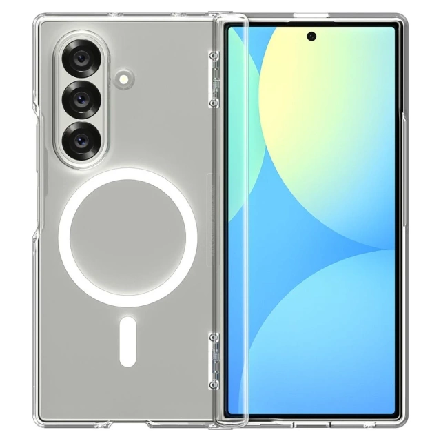 Etui Spigen Ultra Hybrid Pro MagSafe Galaxy Z Fold 7 Clear/White