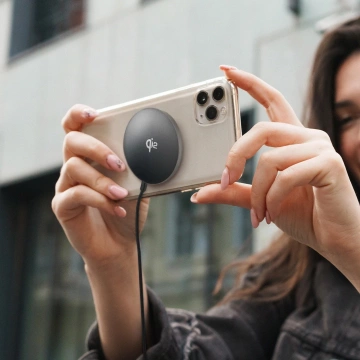 Wozinsky 15W Wireless Qi2 Magnetic Induction Charger - Black