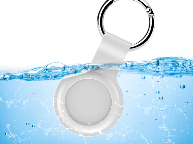 Силіконовий чохол Alogy Key ring з карабіном для Apple AirTag White