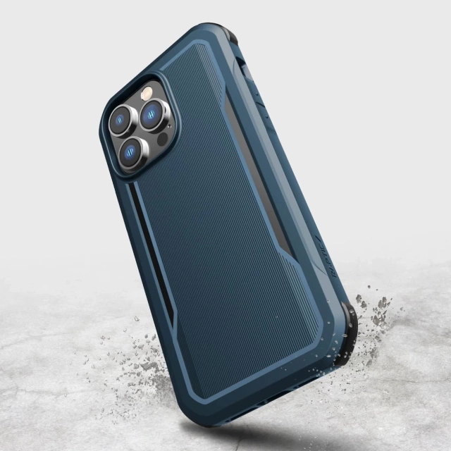 Raptic Fort Case for iPhone 14 Pro Max with MagSafe blue armored case