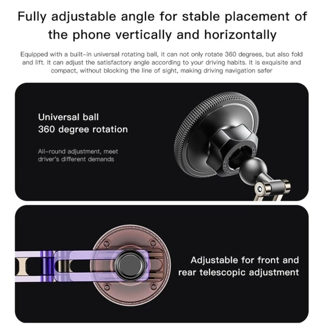 Magnetický držiak do auta Forcell IronSecure MagSafe Metal