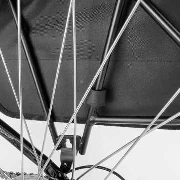 Wozinsky dvojitý cyklistický kufr 28 l černý (WBB34BK)