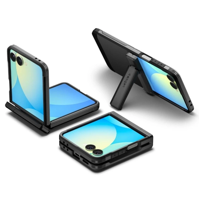 Etui Galaxy Z Flip 7 Spigen Tough Armor MagSafe Black