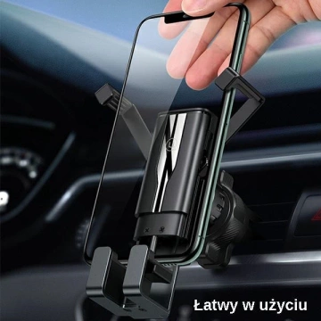 USAMS Držák pro ventilační mřížku Gravity černá/černá ZJ058ZJ01 (US-ZJ058)