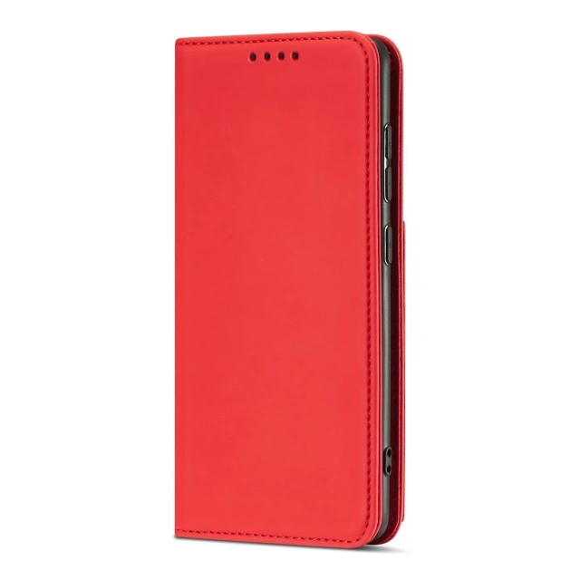 Magnet Card Case Case pro Samsung Galaxy A13 5G Pouch Wallet Card Holder Red