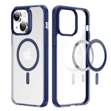 Dux Ducis Clin2 pouzdro iPhone 14 MagSafe magnetické pouzdro modré